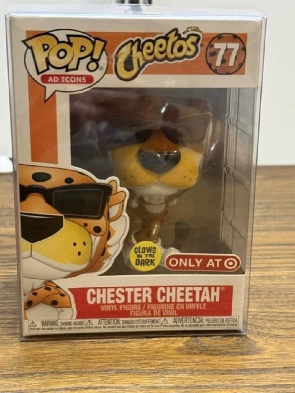 Funko Pop! Cheetos Chester Cheetah #77 Glow in the Dark Target Exclusive